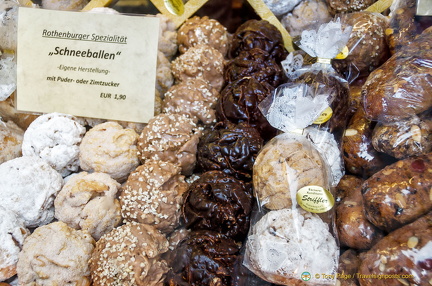 Schneeballen is a Rothenburg specialty